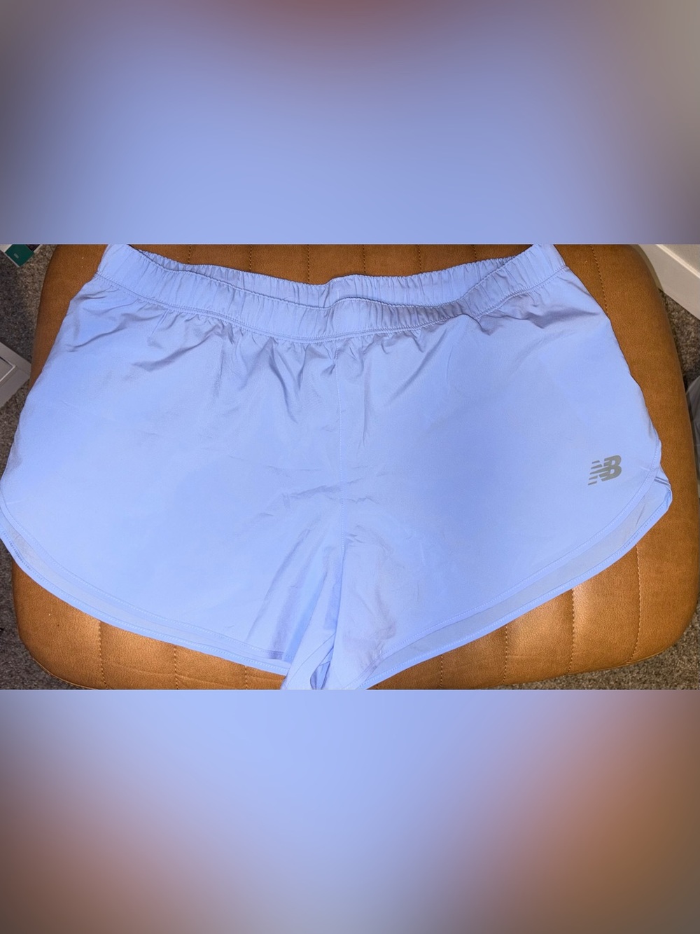 New Balance Light Blue Women’s Athletic Shorts